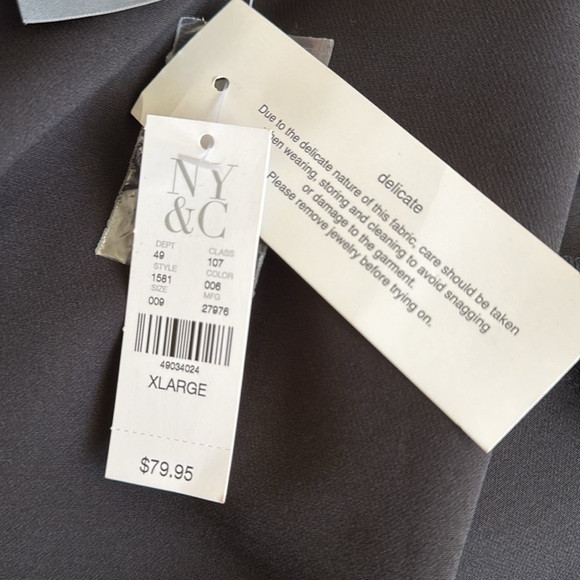 NWT New York & Co Soho Jeans Black Blazer with Jacket with Lace Detail XL - Picture 7 of 9